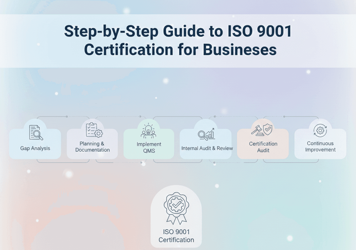 Step-by-Step Guide to ISO 9001 Certification for Businesses
