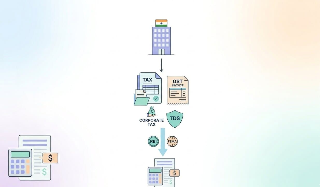 What taxes does a foreign-owned Indian company pay? Complete guide