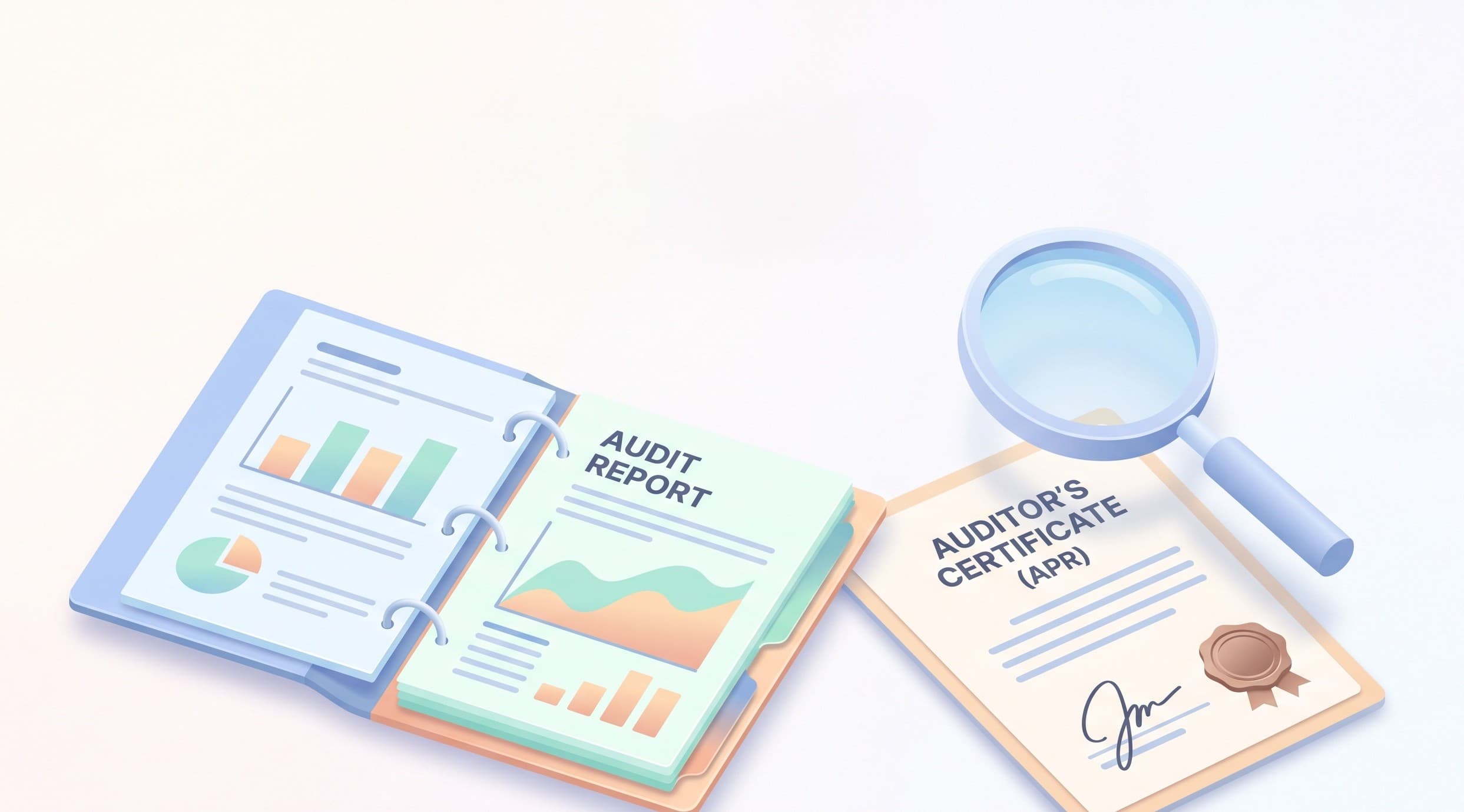 Why Auditor's Certificate for APR Must Be Signed Separately From the Main Audit Report