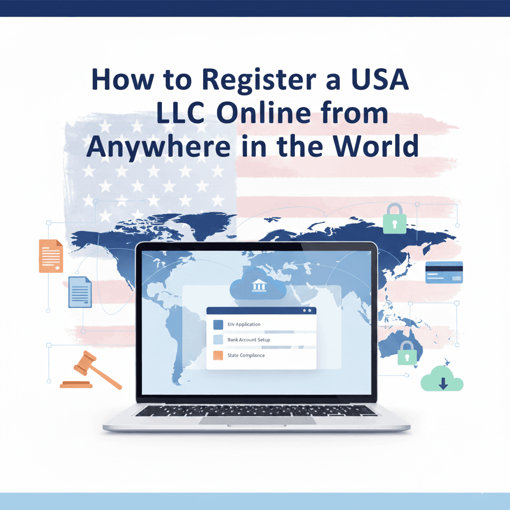 How to Register a USA LLC Online from Anywhere in the World